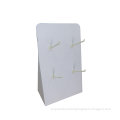 Promotion Colorful White Small Cardboard Counter Standee Display  Pop With Hooks Ensd003